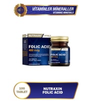 Nutraxin Folik Asit 400 Mcg 100 Tablet