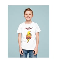 Şimşek Mcqueen Baskılı Unisex Arabalar Çizgi Film Çocuk Tişört (1-12 Yaş)