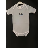Bebek Zıbın Kız Erkek Çocuk Penye Kısa Kollu Çıtçıtlı Atlet Body Mavi-12-18 AY (Karışık)
