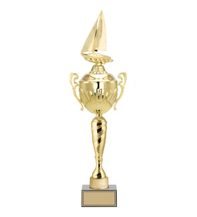 ODAK KUPA - Figürlü Kupalar - Yelken Figürlü Kupalar FG-090 C - 56 cm