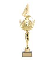 ODAK KUPA - Figürlü Kupalar - Yelken Figürlü Kupalar FG-090 C - 56 cm