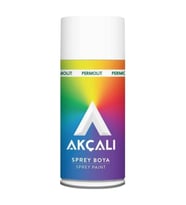 Akçalı Sprey Boya Mat Siyah 400 ml