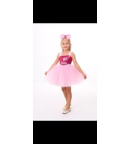 Kısa Kol Barbie Kostümü