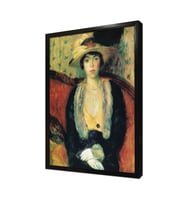 Miss Olga D Çerçeveli Mdf Tablo