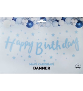 FLAMA HAPPY BRITHDAY MAVİ PK:1 -