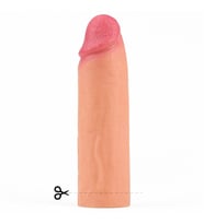Astarte Nature Extender 4.5 cm Dolgulu Premium Ten Rengi Silikon Penis Kılıfı