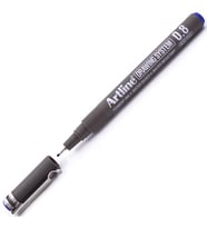 Artline Çizim Kalemi 0.8 mm Mavi EK-238