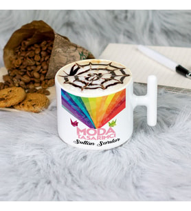 Moda Tasarımcı Latte Fincanı
