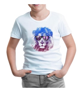 Summer - Aslan Beyaz Çocuk Tshirt