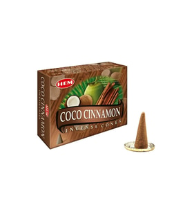 Hem Coco tarçın 2 paket 20 adet konik tütsü