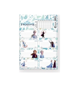 Keskin Color Frozen Ders Programı Üçlü Öğrenci Etiketi 220130-92