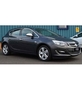 Opel Astra J Hb Cam Çıtası Çerçevesi Kromu Nikelajı Komple 2010-2014 arası