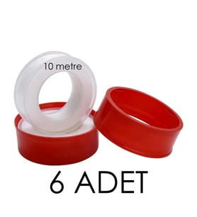 6 ADET TEFLON BANT 10 METRE