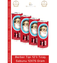 #TıraşSabunu Geleneksel Klasik Berber Tipi Sakal Yumuşatıcı Bakım Arko 12'li Tıraş Sabunu 12X75 gr