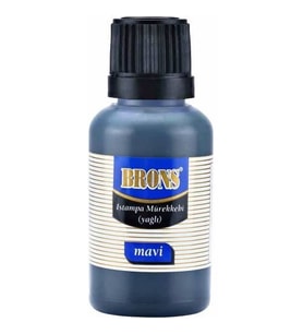 ISTAMPA MÜREKKEBİ 50 CC MAVİ ÜCRETSİZ KARGO