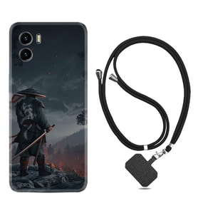 Vivo Y15S Y32 Y33S Y51 Y53S Kılıf Boyun Askılı Silikon Warrior 1653