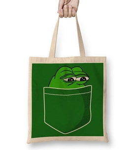 Pepe Ceplik Bez Çanta Uzun Saplı