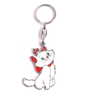 Metal Kedi Anahtarlık Çanta Süsü Hediyelik Anahtarlık (Renksiz)