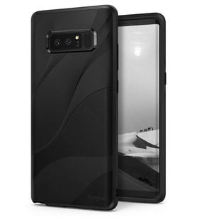 Ringke Wave Galaxy Note 8 ile Uyumlu KIlıf Charcoal Black