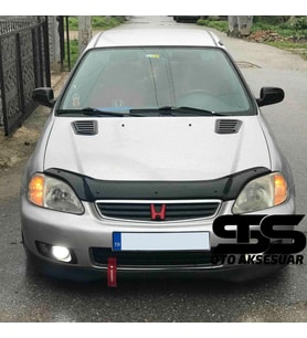 Honda Civic İes Uyumlu Piano Black Kaput Üstü Havalandırma Izgarası