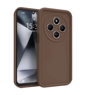 Durukar® Redmi 14C Kılıf Viera Silikon - Kahverengi