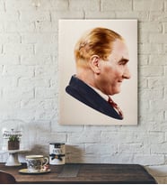 BK Home Atatürk Tasarımlı Kanvas Tablo-9