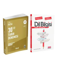 Ünlü Yayıncılık TYT Tarih Best Peak 30 lu Deneme ve AKM Dil Bilgisi Soru Bankası Seti 2 Kitap