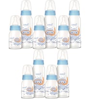Bebsi Cam Biberon Seti Mavi (250ML+125ML) (5 Li Set)