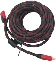 HDMI Kablosu HD TV Bilgisayar Uydu Görüntü Ses Full HD Sargılı Görüntü Aktarma Kablosu 10 Metre