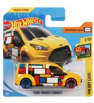 Hot Wheels Ford Transit Connect - HW Art Cars - 2018 - FJY65 - 1/64