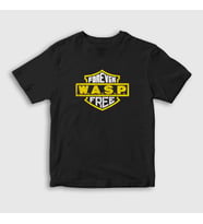 Presmono Unisex Çocuk Siyah Forever Wasp T-Shirt 379742tt