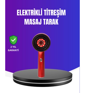 Kırmızı Işık Terapi Özellikli Saç Derisi Masaj Tarak Anti Dökülme