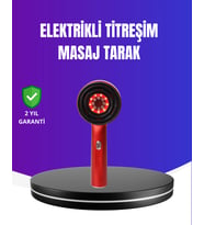 Kırmızı Işık Terapi Özellikli Saç Derisi Masaj Tarak Anti Dökülme