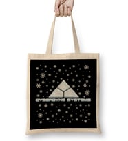 Terminator Cyberdyne Systems Christmas Snow Logo Bez Çanta Uzun Saplı