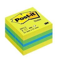 Post-it Mini Küp Yapışkanlı Not Kağıdı 51x51 mm Sarı Tonları 2051-L