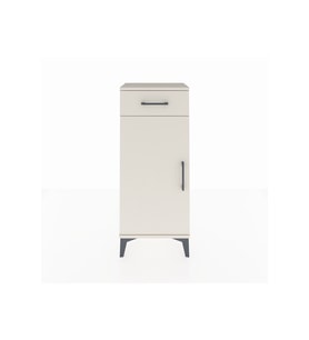 Arges Komodin 2 Raflı Tek Çekmeceli Tek Kapaklı 44x30x106 Aytaşı-Aytaşı