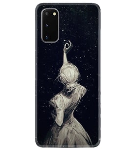 Samsung A02S A03S A10 A12 A13 A21S A22 Kılıf Desenli Silikon Star Woman 1332