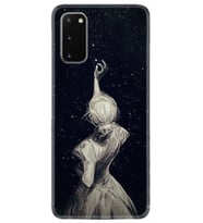 Samsung A02S A03S A10 A12 A13 A21S A22 Kılıf Desenli Silikon Star Woman 1332