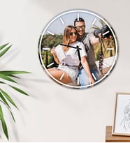 Kişiye Özel Fotoğraflı UV Baskılı Duvar Saati