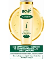 Acvit Saç Uzatma Etkili Şampuan 330 ML İnce ve Seyrek Saçlar İçin Gürleştirici Bakım