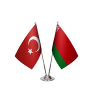 Beyaz Rusya İkili Masa Bayrağı
