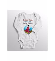 Super Dad Babalar Günü Hediyesi Baskılı Bebek Zıbını