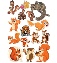Sincap Sticker Set-1 16 Parça Telefon, Tablet, Defter, Laptop Sticker