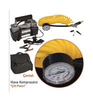 Hava Kompresörü Metal 12v Jumbo Çift Pistonlu BR2491307