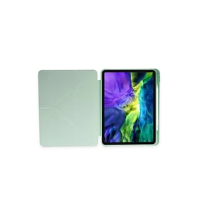 İpad Pro 11 (2024) Kılıf Kalemlikli Mars Tablet Kılıfı - Açık Yeşil