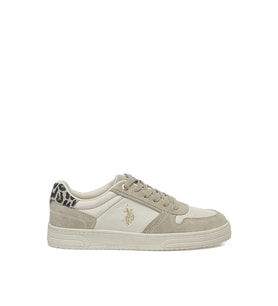 U.S. Polo Assn. A102030213 5F Petra 5PR Kadın Hakiki Deri Klasik Sneaker Bej