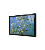 Bahar Dalları Van Gogh Çerçeveli Cam Tablo