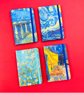 Van Gogh Tasarımlı Defter BM-1212 (Krem)