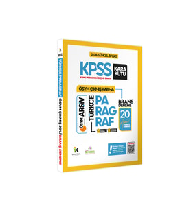 2026 KPSS Önlisans Paragraf 20li Deneme Sınavı ÖSYM Çıkmış Soru Havuzu Video ve PDF Çözümlü