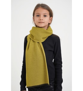 Chuba Çocuk Selanik Örgü Triko Atkı Olive CHKIDS108